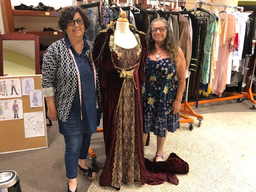 OSB Costume Manager Stacie Logue and her assistant, Jane Hatfield