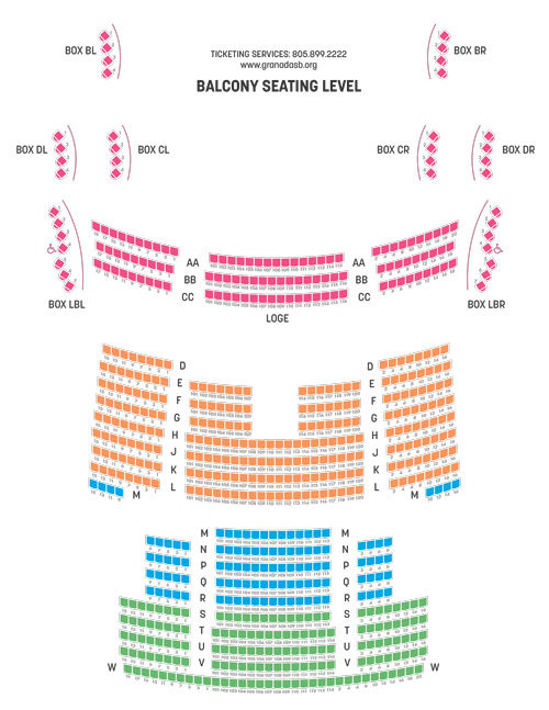 Granada Seating Chart | Best Seats